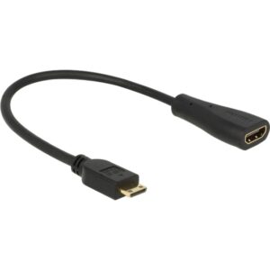Delock Kabel HDMI mini C Stecker > HDMI-A Buchse