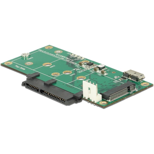 Delock Konv.USB 3.1>1x SATA/M.2/msata