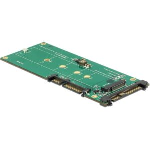 Delock Konverter U.2 SFF>SATA /M.2 22P