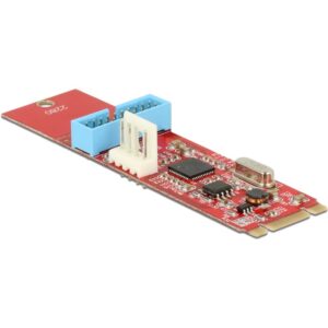 Delock M.2 Key B+M Stecker > 1 x USB 3.0 Pfostenstecker