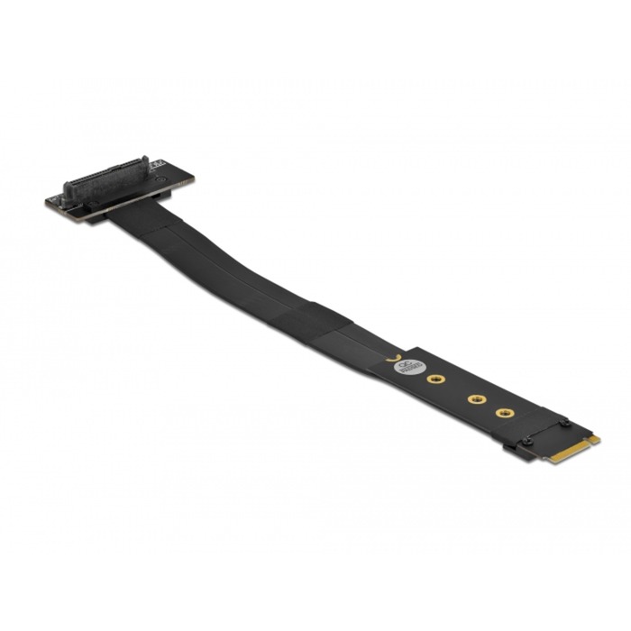 Delock M.2 Key M zu U.2 SFF-8639 NVMe Adapter gewinkelt mit 20 cm Kabel