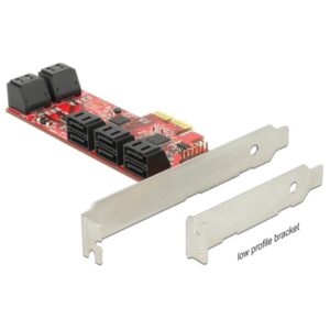 Delock PCI ExpressCard x2 Card > 10x SATA 6 Gb/s