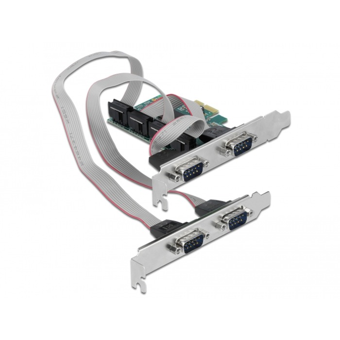 Delock PCI Express Karte zu 4 x Seriell RS-232