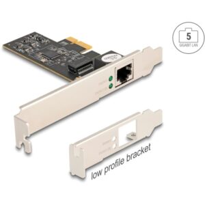 Delock PCI Express x1 Karte zu 1 x RJ45 5 Gigabit LAN RTL8126