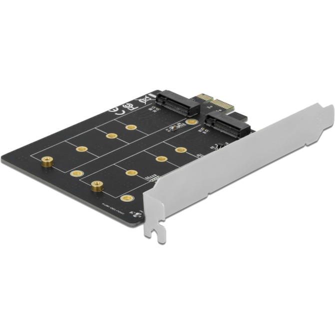 Delock PCI Express x1 Karte zu 2 x intern M.2 Key B