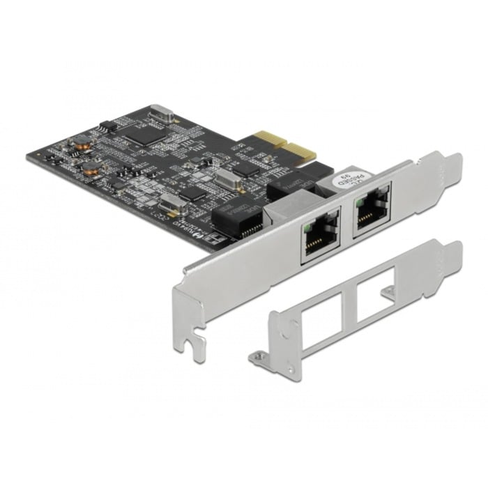 Delock PCI Express x2 Karte auf 2 x RJ45 2
