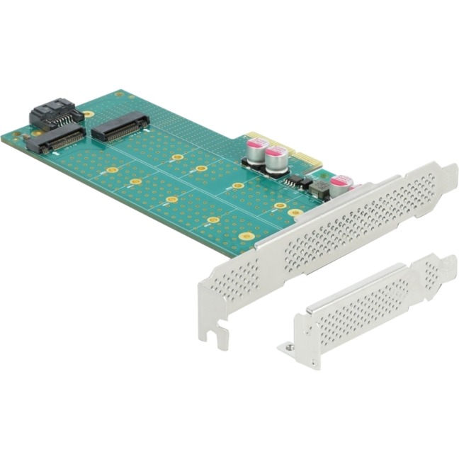 Delock PCI Express x4 Karte zu 1 x M.2 Key B + 1 x NVMe M.2 Key M
