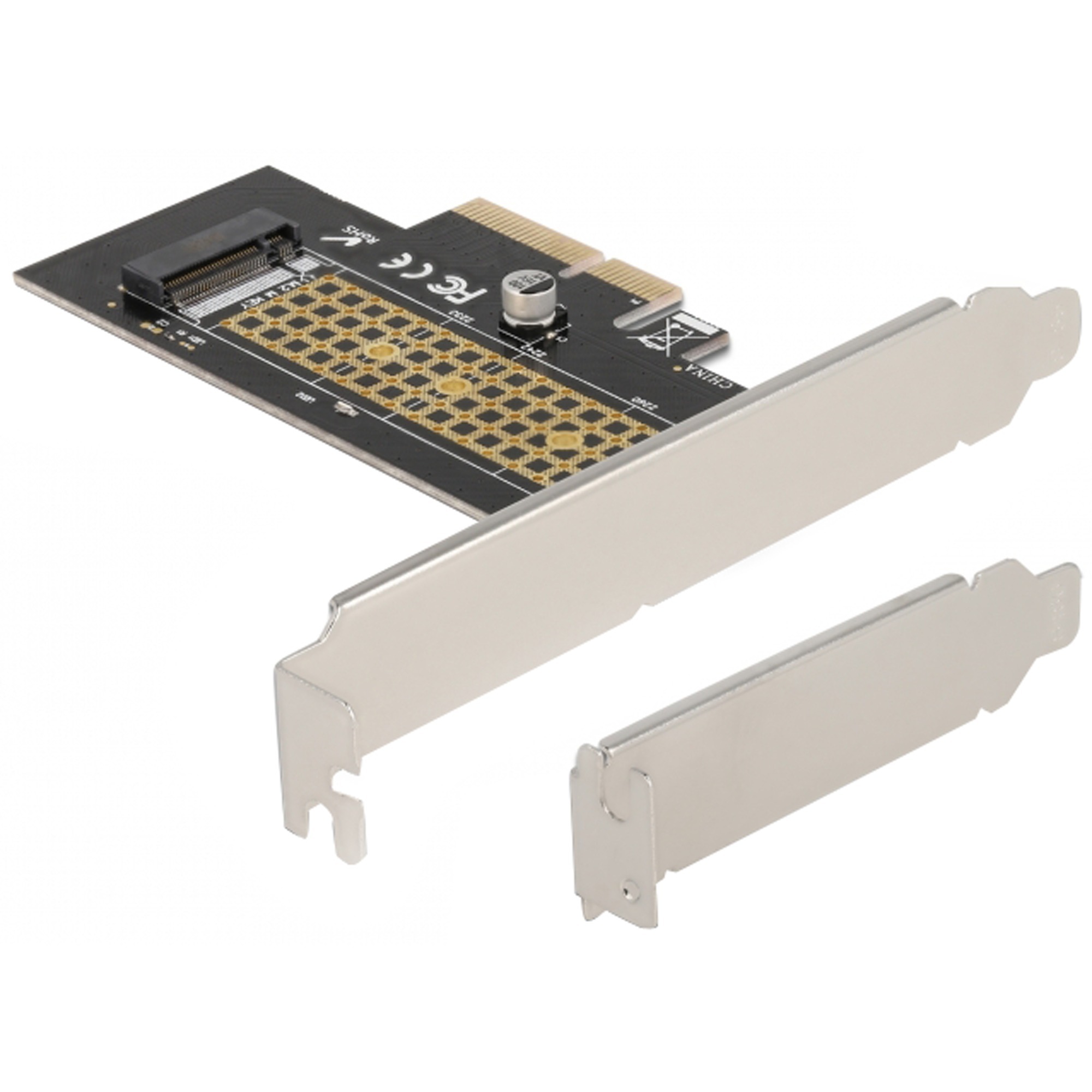 Delock PCI Express x4 Karte zu 1 x intern NVMe M.2 Key M 80 mm