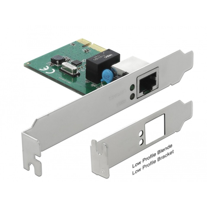 Delock PCIe x1 Karte auf 1 x Gigabit LAN