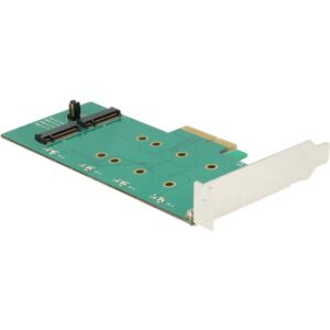 Delock PCIe x1 > 2 x M.2 Key B