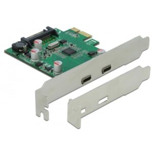 Delock PCIe x1 > 2x extern SuperSpeed USB 3.2 Gen 1