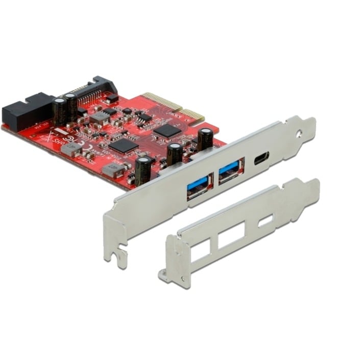 Delock PCIe x4 > 1x USB 3.2 Gen 2 USB-C