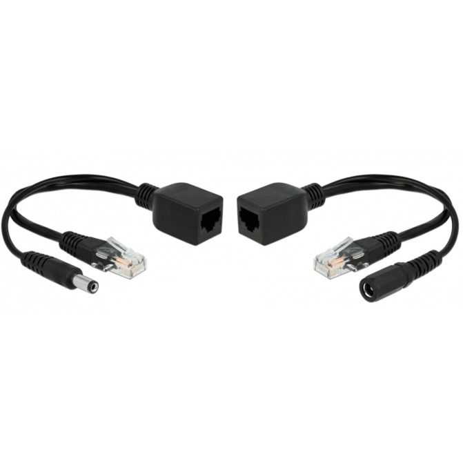 Delock Passives PoE Adapter Set RJ-45 > DC 5