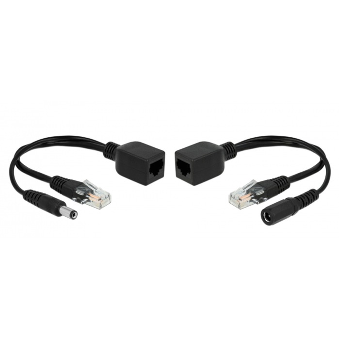 Delock Passives PoE Adapter Set RJ-45 > DC 5