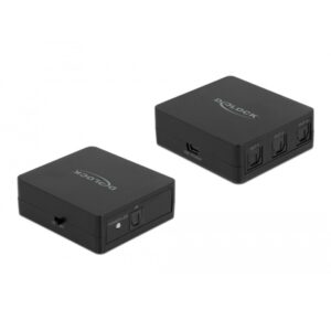 Delock S/PDIF TOSLINK Splitter 1 In 3 Out