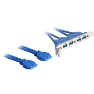 Delock Slotblech USB3.0 Pin Header 19Pin