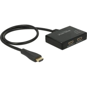 Delock Splitter 1x HDMI Stecker > 2x HDMI out 4K