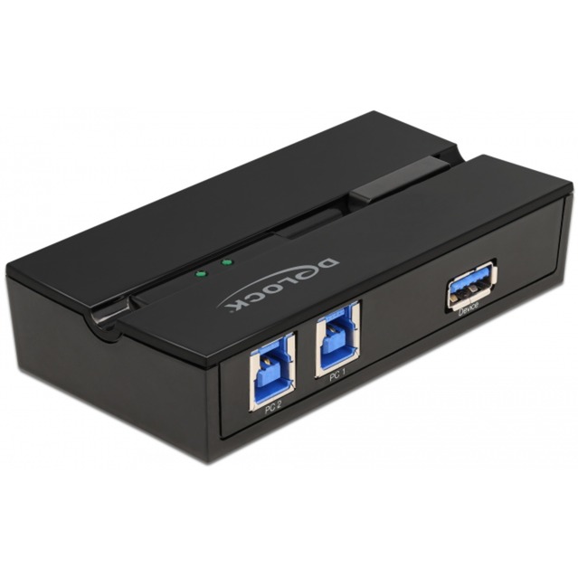 Delock USB 3.0 Switch für 2 PC an 1 Gerät