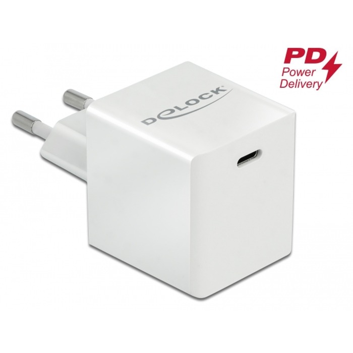 Delock USB Ladegerät 1x USB-C PD 3.0 kompakt