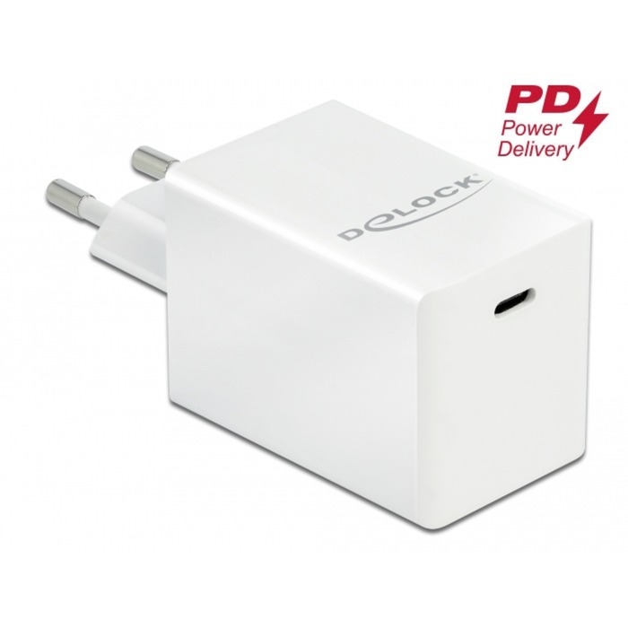 Delock USB Ladegerät 1x USB-C PD 3.0 kompakt