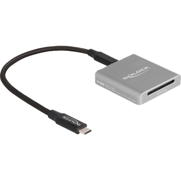 Delock USB Type-C Card Reader für SD Express (SD 7.1) Speicherkarten
