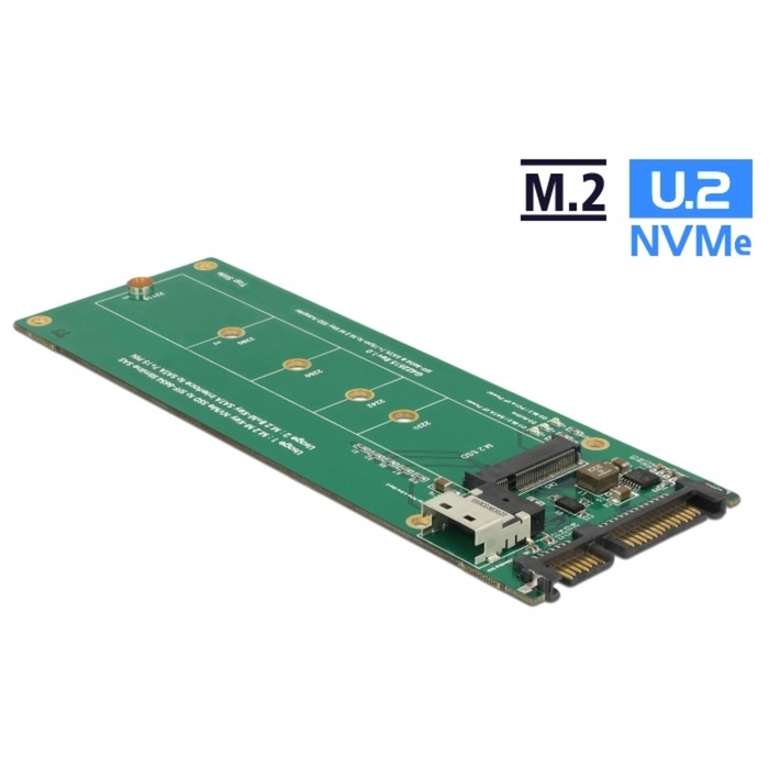 Delock U.2 SFF-8654 oder SATA Konverter > 1x M.2
