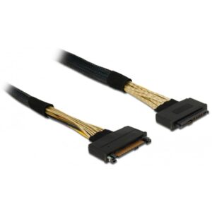 Delock Verlängerungskabel U.2 SFF-8639 Stecker > U.2 SFF-8639 Buchse