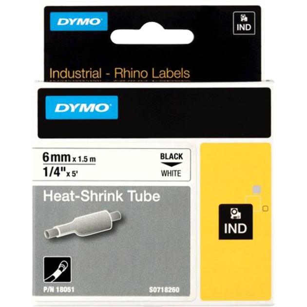 Dymo Rhino IND ORIGINAL Heißschrumpfschlauch 6mm x 1