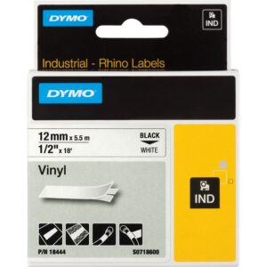 Dymo Rhino™ IND ORIGINAL Schriftband Vinyl 12mm x 5