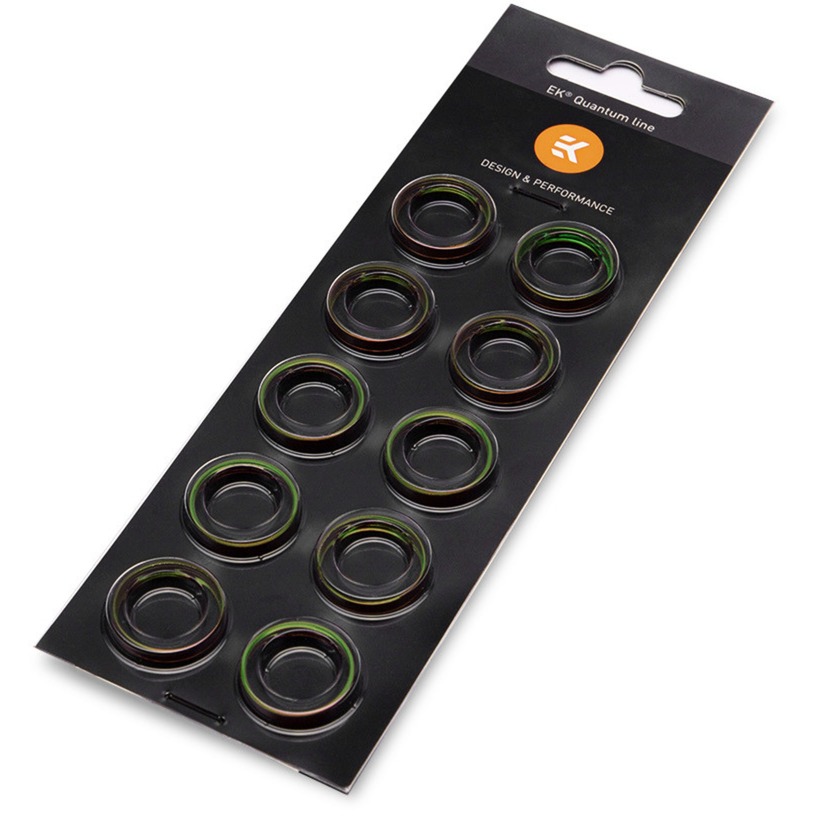 EKWB EK-Quantum Torque Color Ring 10-Pack HDC 14 - Green