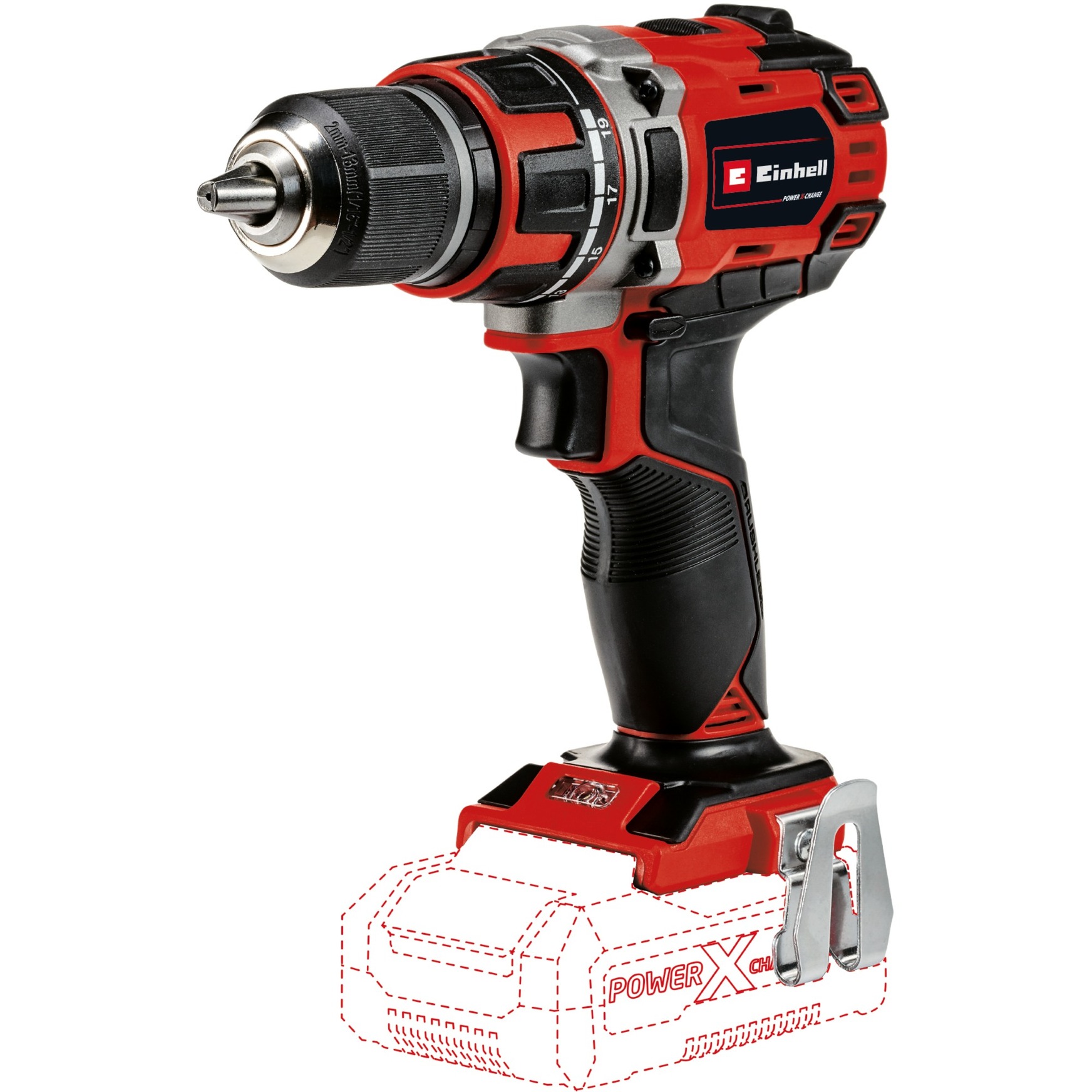 Einhell Professional Akku-Bohrschrauber TE-CD 18/50 Li BL Solo