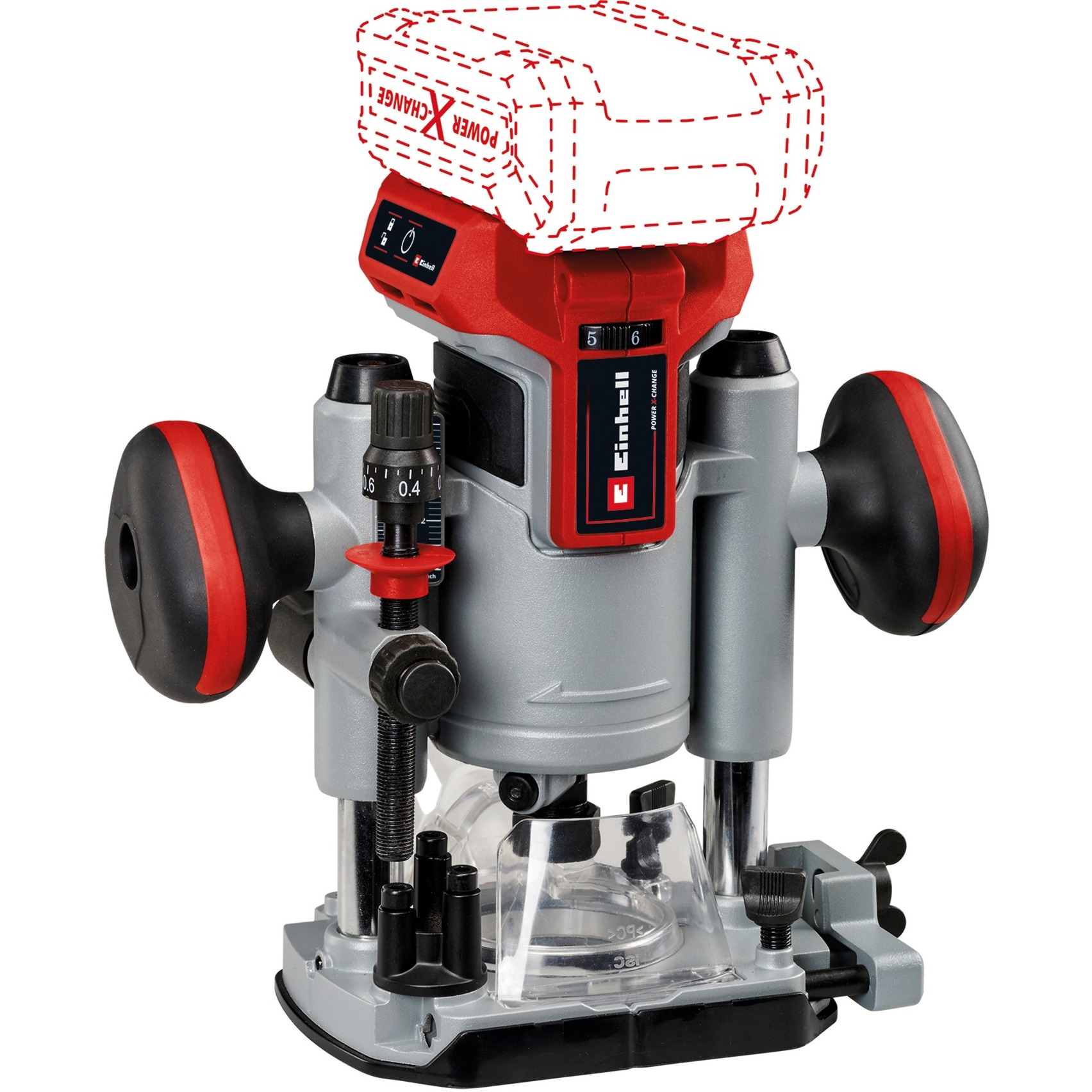 Einhell Professional Akku-Oberfräse TP-RO 18 Li BL - Solo