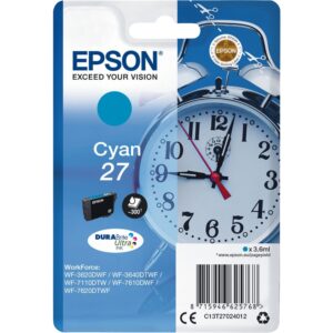 Epson Tinte cyan 27 (C13T27024012)