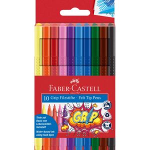 Faber-Castell Grip Filzstift Colour Marker 10er