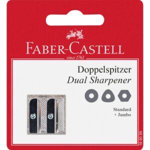 Faber-Castell Metalldoppelspitzer Blisterkarte