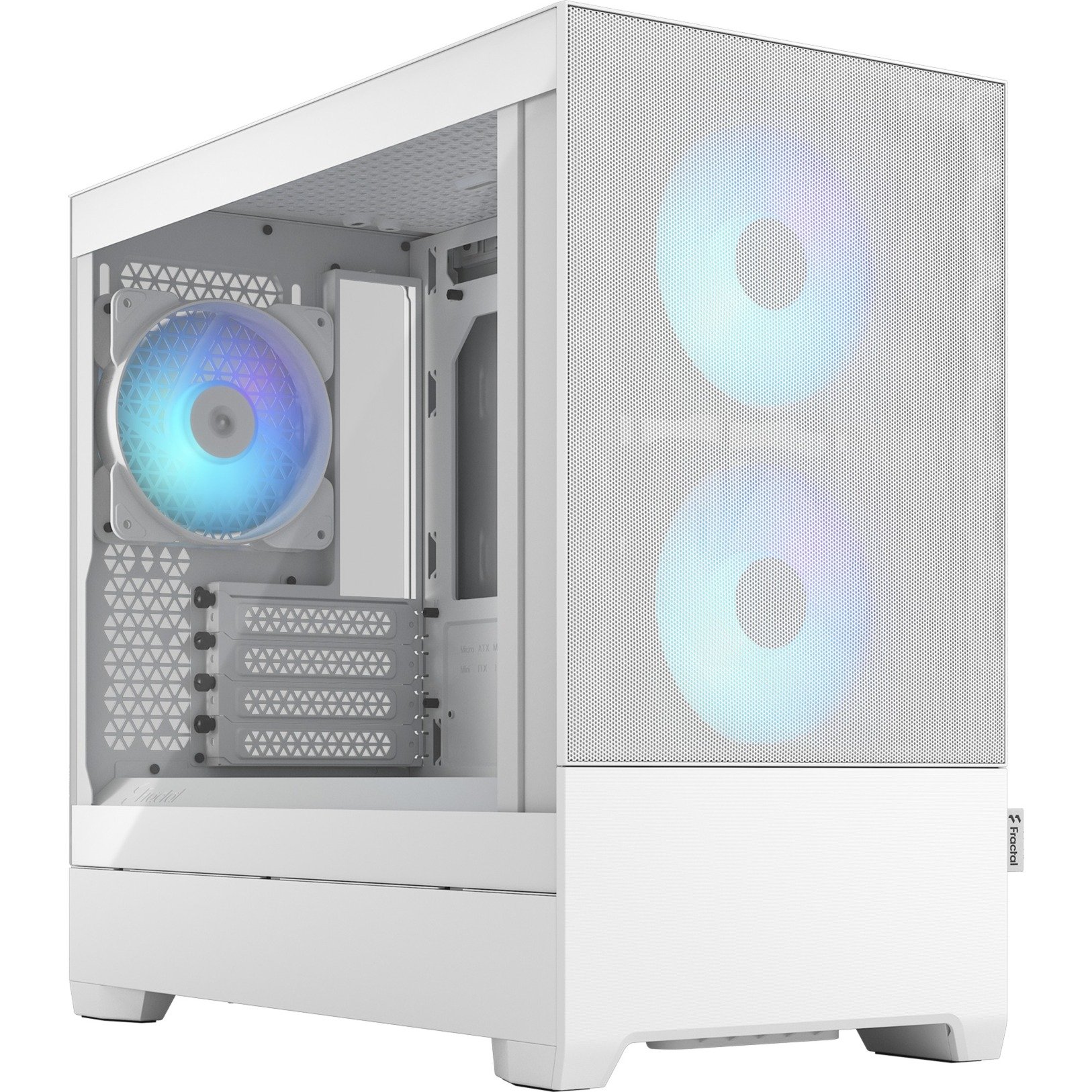Fractal Design Pop Mini Air RGB White TG Clear Tint