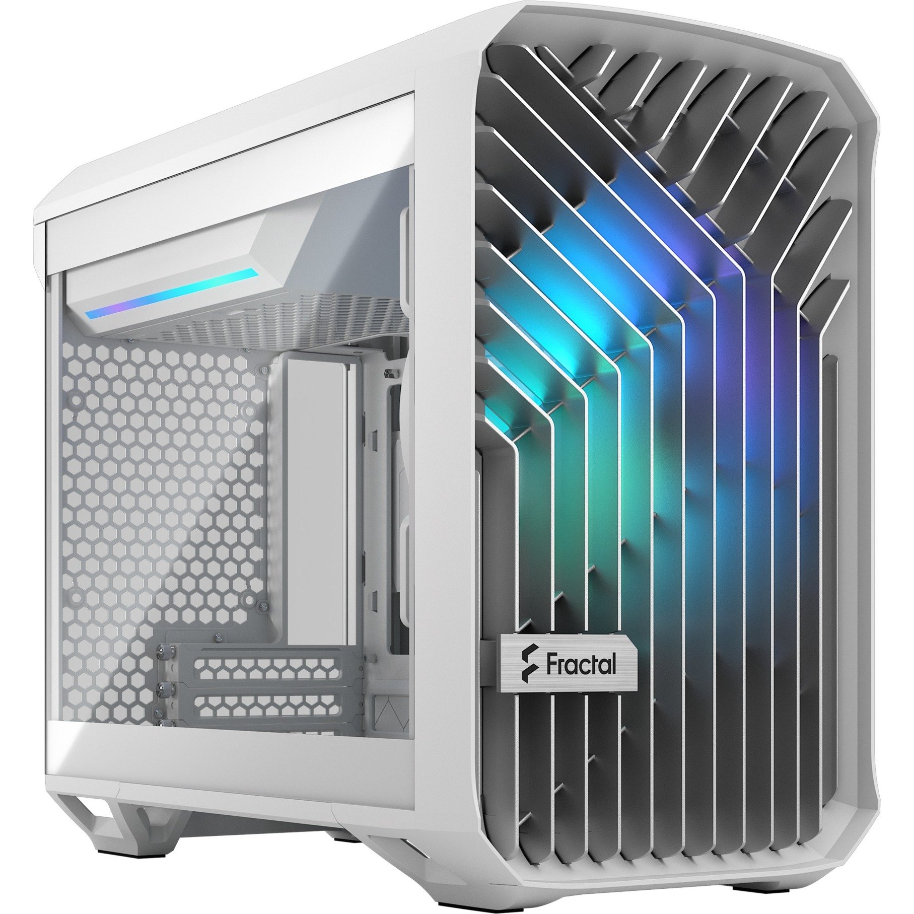 Fractal Design Torrent Nano RGB White TG Light Tint