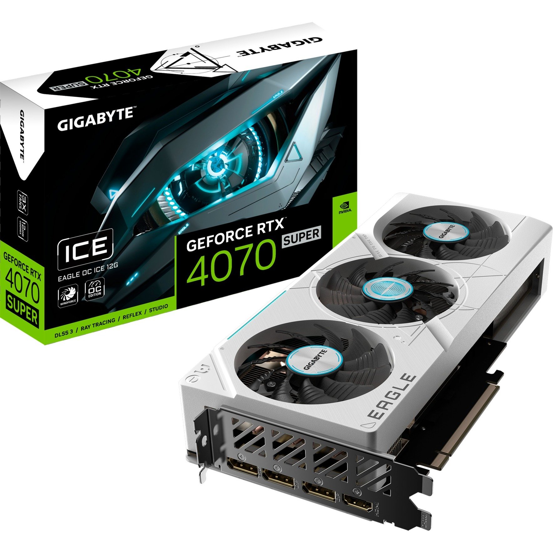 Gigabyte GeForce RTX 4070 SUPER EAGLE OC ICE 12G