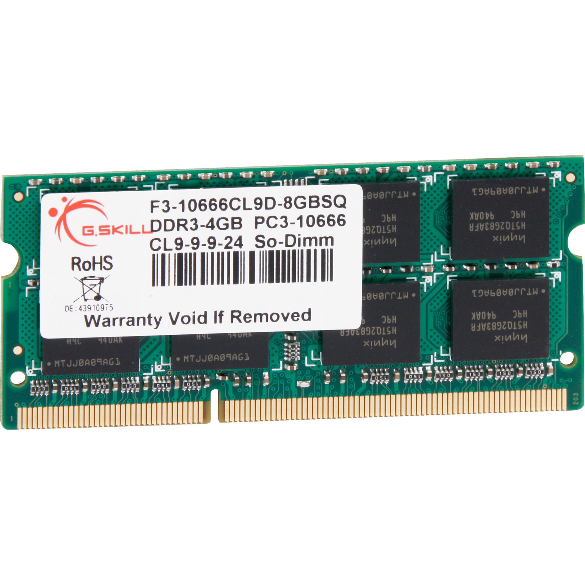 G.Skill SO-DIMM 4 GB DDR3-1066