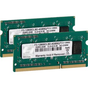 G.Skill SO-DIMM 4 GB DDR3-1600 (2x 2 GB) Dual-Kit