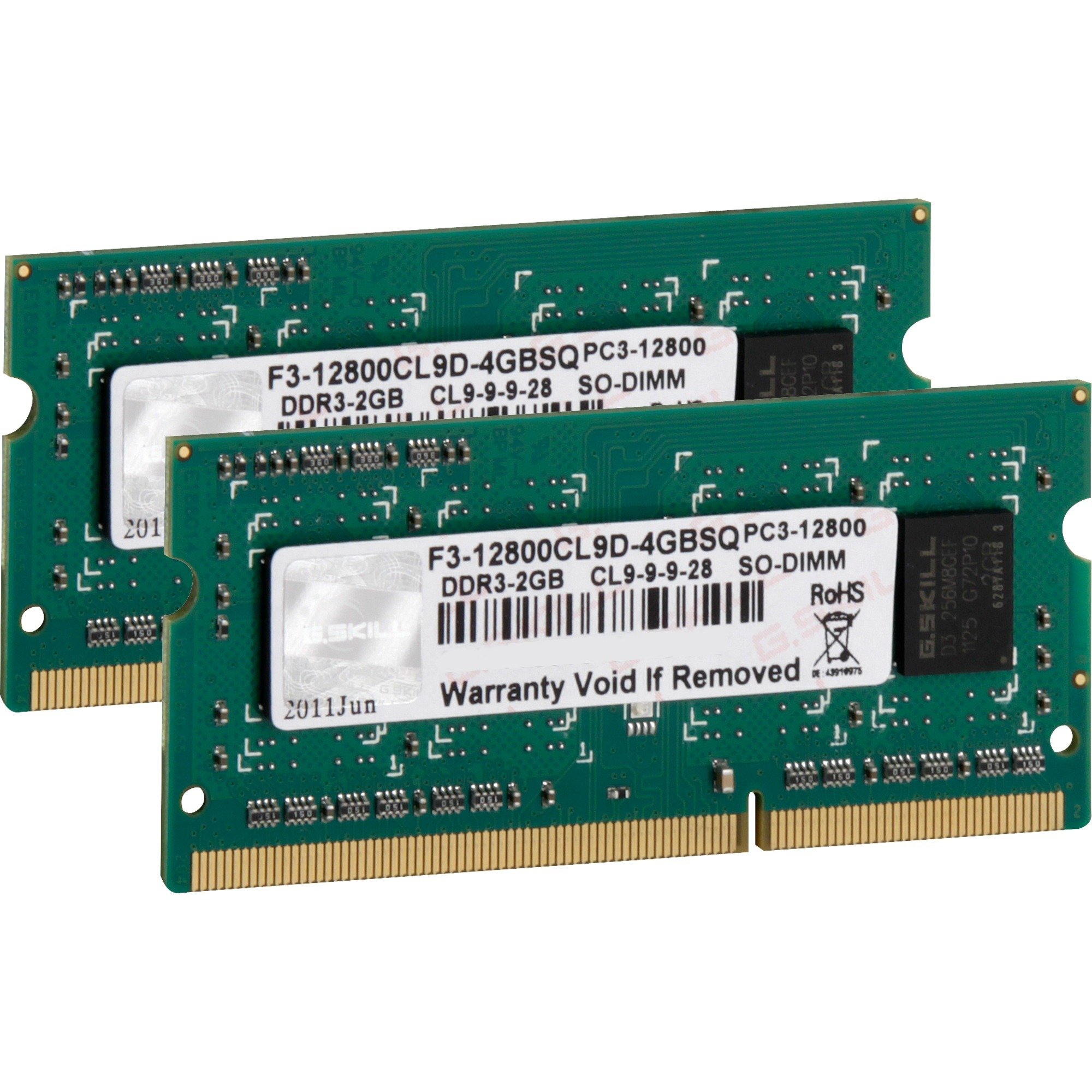 G.Skill SO-DIMM 4 GB DDR3-1600 (2x 2 GB) Dual-Kit