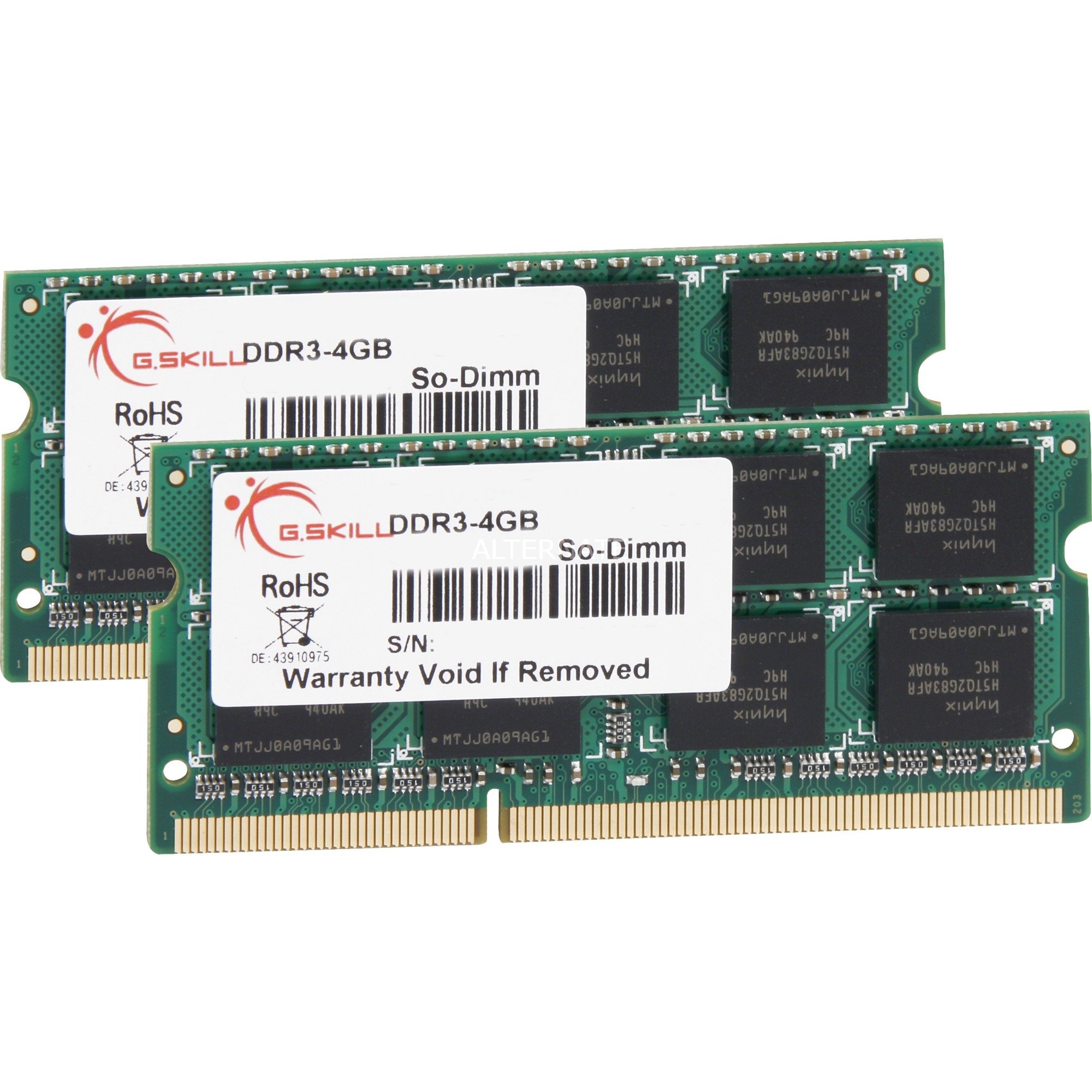 G.Skill SO-DIMM 8 GB DDR3-1066 (2x 4 GB) Dual-Kit