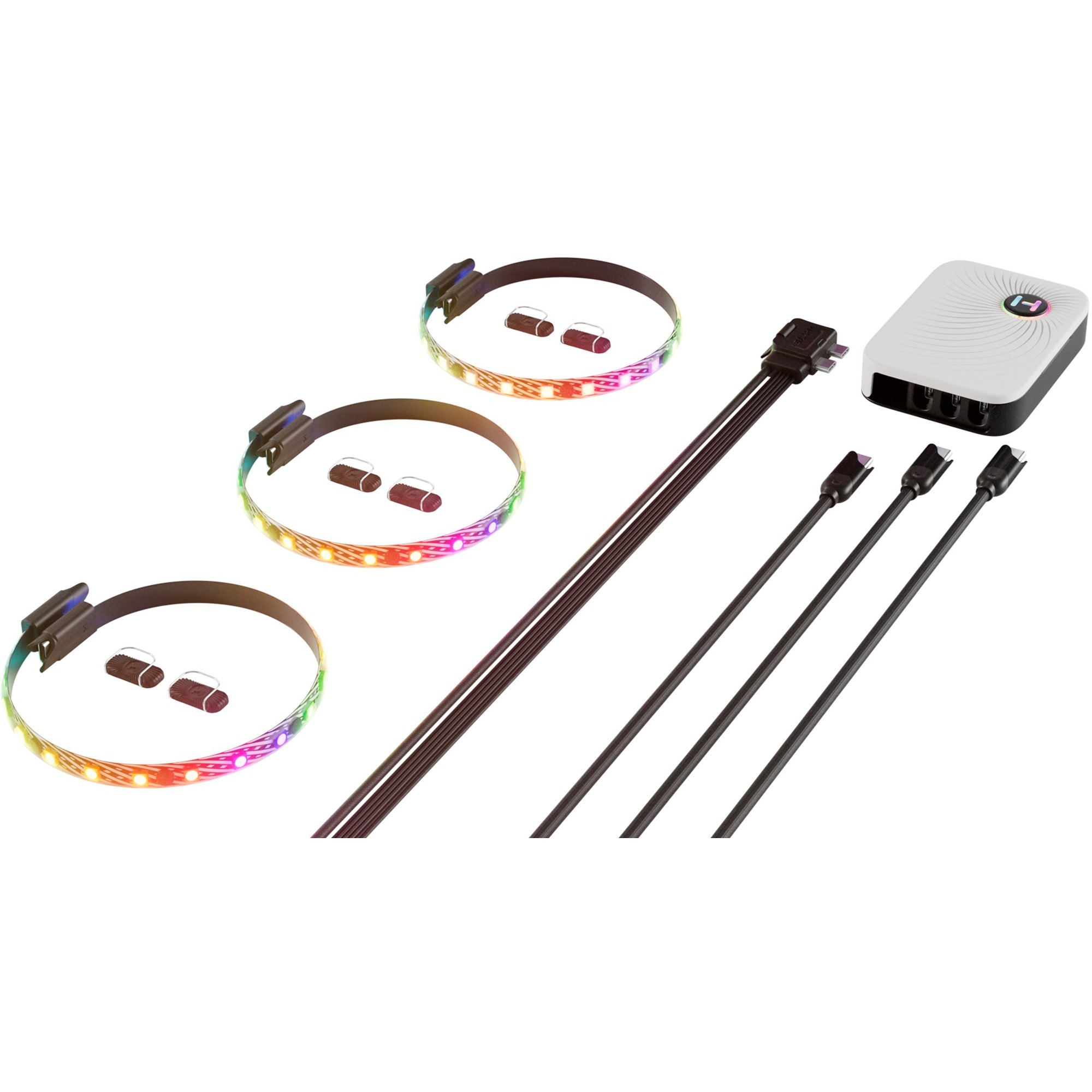 HYTE LS10 qRGB LED Strip 3er-Pack + Nexus Portal