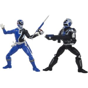 Hasbro Power Rangers Lightning Collection S.P.D. B-Squad Blauer Ranger Vs A-Squad Blauer Ranger