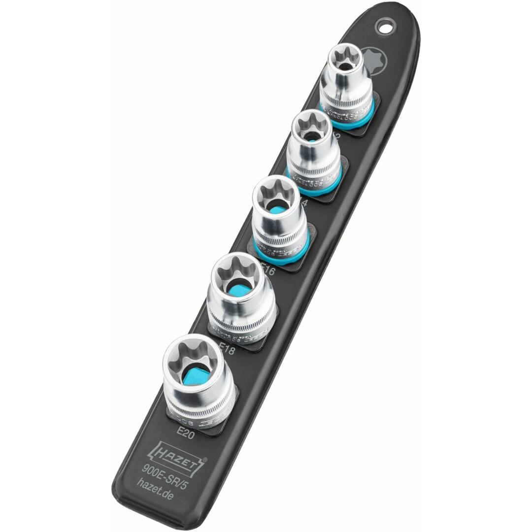 Hazet SmartRail 1/2" Steckschlüsseleinsatz-Satz Außen-TORX