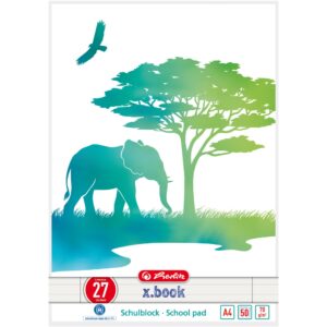 Herlitz Schulblock A4 GREENline Elefant