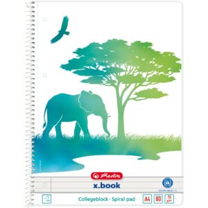 Herlitz Spiralblock A4 GREENline Elefant