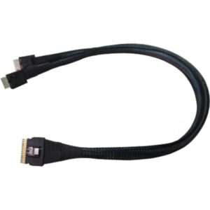 HighPoint SFF-8654 > 2x SFF-8611 NVMe-Kabel 8654-8611-205