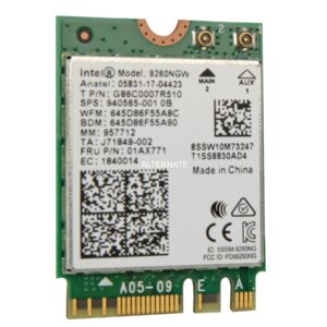 Intel® Dual Band WLAN-AC 9260 M.2 vPro