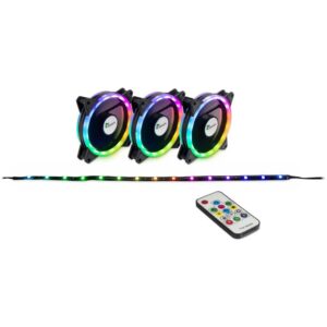 Inter-Tech Argus RGB-Fan Set RS-04 120x120x25
